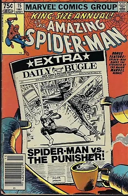 Buy The Amazing Spider-Man Annual(Marvel-1981)#15[Newsstand] - Punisher Appr. (1.5) • 6.32£