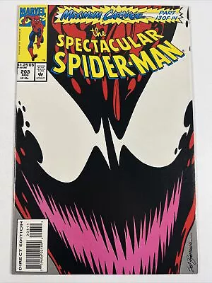 Buy Spectacular Spider-Man #203 (1993) Maximum Carnage Part 13 | Marvel Comics • 6.39£