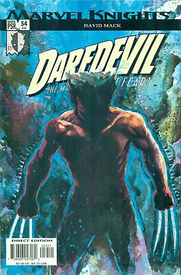 Buy Daredevil #54 By David Mack Origin Echo Wolverine App Marvel Knights NM/M 2004 • 9.48£