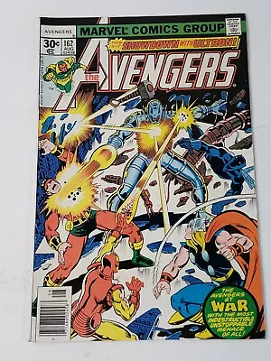 Buy Avengers 162 NEWSSTAND 1st App Jocasta George Perez Jim Shooter Bronze Age 1977 • 28.14£