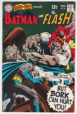 Buy Brave And The Bold #81 Very Good Plus 4.5 Batman Flash Neal Adams Art 1968 • 15.80£
