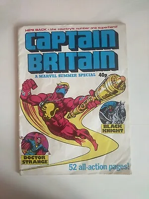 Buy Captain Britain Summer Special - Marvel Comics /  UK - 1980 • 9.99£
