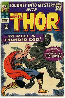 Buy Thor #118 (1962) - 2.0 GD *1st Appearance Destroyer* Journey Into Mystery • 40.37£
