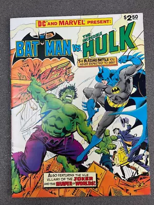 Buy Batman Vs. The Hulk Dc Marvel Crossover Collectors Edition From 1981 . Fantastic • 110£