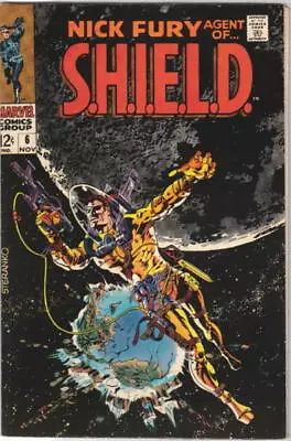 Buy Nick Fury, Agent Of S.H.I.E.L.D. Comic Book #6 Marvel 1968 VERY FINE/NEAR MINT • 75.95£