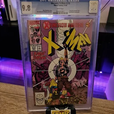 Buy Uncanny X-Men #270 CGC 9.8 Marvel Comics 1990 Jim Lee Cover & Art • 90£