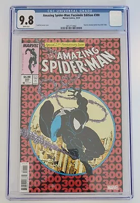 Buy Amazing Spider-Man #300 CGC 9.8 1st Appearance Venom 1988 Todd McFarlane REPRINT • 79.62£