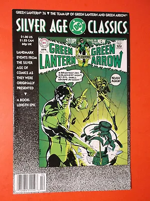 Buy Dc Silver Age Classics Green Lantern 76 - F/vf 7.0 - Neal Adams Reprint - 1992 • 2.81£