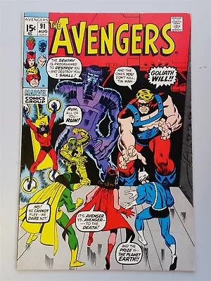 Buy Avengers #91 Fn/vf (7.0) August 1971 Marvel Comics ** • 59.99£