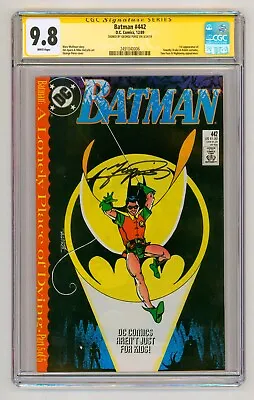 Buy 1989 Batman #442 CGC 9.8 SS Signed By George Perez • 455.16£