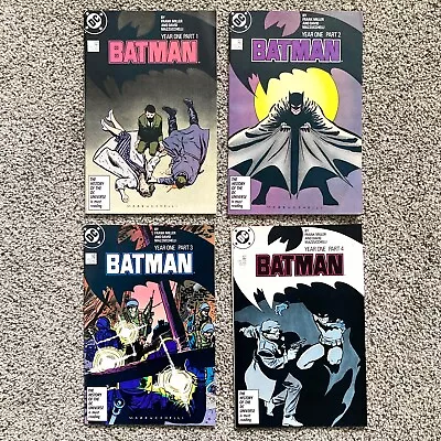 Buy Batman Year One Complete Set #404 405 406 407 (1987 Dc Comics) Key! Frank Miller • 52.20£