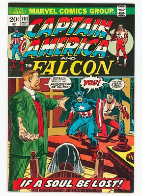 Buy Captain America 161 Peggy Carter, Falcon, Dr. Faustus Returns FN+ • 15.99£