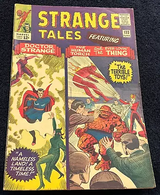 Buy Strange Tales #133 (June 1965) ✨ Doctor Strange Feat Human Torch ✔ Marvel Comics • 31.98£