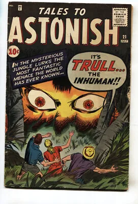Buy Tales To Astonish #21 - 1961 - Marvel - VG - Comic Book • 262.14£
