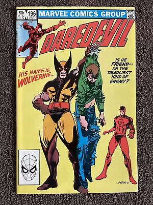 Buy DAREDEVIL #196 (Marvel, 1983) Wolverine ~ 1st Lord Dark Wind • 23.68£