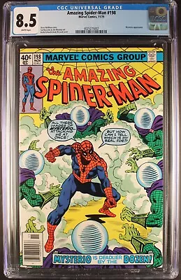 Buy AMAZING SPIDER-MAN  #198  High Grade!  WHITE PAGES!  CGCVF8.5   4025275002 • 30.83£