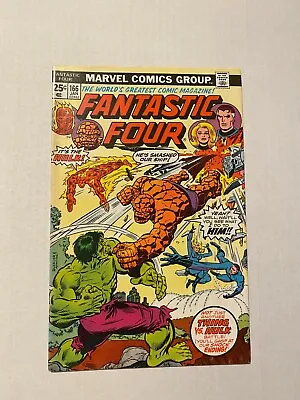 Buy Fantastic Four #166 Vf- 7.5 Classic Battle Of The Thing Vs The Incredible Hulk • 40.21£