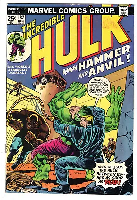 Buy Incredible Hulk #182 (1974) - Grade 5.0 - 1st Appearance Of Hammer And Anvil! • 120.64£