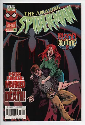 Buy The Amazing Spider-Man 411 Marvel Comic Book 1996 Blood Brothers Part 2 Of 6 • 13.63£