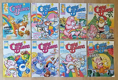 Buy 8 Vintage 1985-86 CARE BEARS COMICS By Marvel - # 2, 7, 10, 12, 13, 16, 17, 27 • 24.95£