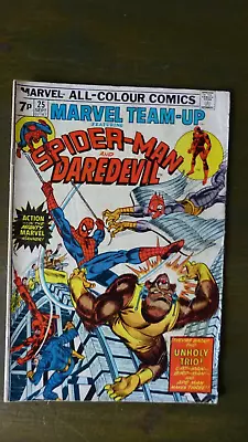 Buy Marvel Team Up 25 Spider-Man, Daredevil, Marvel 70s • 10£