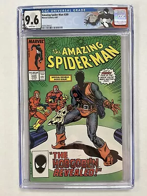 Buy Amazing Spider-man #289 Cgc 9.6 Marvel 1987 1st App New Hobgoblin • 63.96£