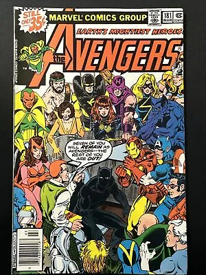 Buy Avengers #181 Marvel Vintage Old Bronze Age Comics 1st Print Fine/VF *A3 • 31.62£