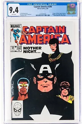 Buy Captain America #290 CGC 9.4 (1984) - 1st App Of Mother Superior NR Marvel Key • 122.44£