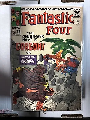 Buy Fantastic Four #44 1st Gorgon Low To Mid Grade Marvel Silver Age 1965 Kirby/Lee • 24.32£