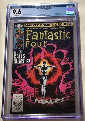 Buy Fantastic Four #244 Marvel Comics 1982 1st App Frankie Raye As Nova CGC 9.6 NM+ • 131.92£