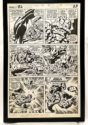 Buy Fantastic Four #82 Pg. 18 By Jack Kirby 11x17 FRAMED Original Art Poster Marvel  • 47.39£