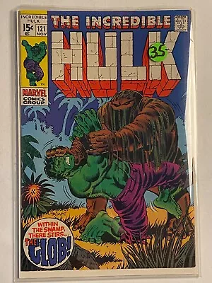Buy The Incredible Hulk #121, Marvel Comics 1969 NM 9.4 1st Appearance Of The Glob • 102.58£