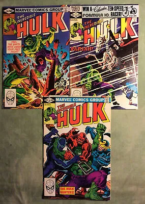 Buy THE INCREDIBLE HULK # 263. #268. #269. 1981 - 1982. Marvel Comics. • 15£