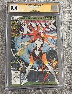 Buy Uncanny X-Men #164 Signed By Chris Claremont. CGC SS 9.4 Carol Danvers As Binary • 275.83£