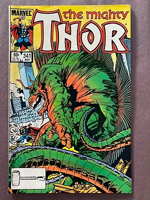 Buy Mighty Thor #341 (1984) Marvel Comics Simonson Clark Kent Appearance VF- • 3.19£