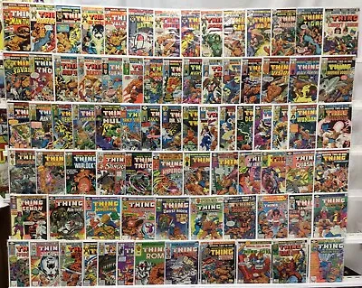 Buy Marvel Comics The Thing Run Lot 1-100 Plus Annual 1,3,4,6 Missing In Bio FN 1973 • 248.33£
