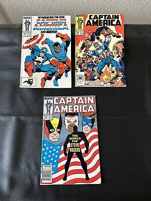 Buy CAPTAIN AMERICA #334, 335, 336 High Grade Comic Lot - Marvel 1987 • 15.80£
