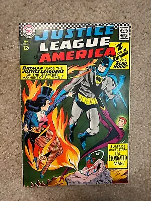 Buy Justice League Of America #51  Zatanna Elongated Man Batman 1st Allura • 27.98£