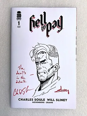 Buy Hell To Pay #1 1:150 Sliney Original Sketch Variant Signed Sliney + Soule New Nm • 174.99£