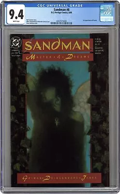 Buy Sandman #8A CGC 9.4 1989 4002515008 1st App. Death • 158.12£