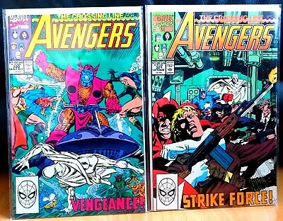 Buy Avengers #320 & #321 *Captain America & Alpha Flight* VFNM 1990 Marvel Comics • 6.25£