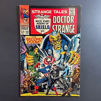 Buy Strange Tales 161 1st Yellow Claw Silver Age Marvel 1967 Jim Steranko Comic Fury • 23.68£