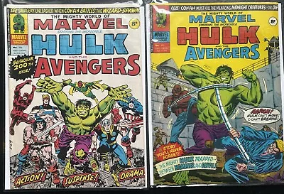 Buy Incredible Hulk 182 UK Reprint, Mighty World Of Marvel 200+201, Wolverine #2 Cam • 64.33£