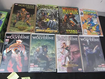 Buy WOLVERINE Marvel Graphic Novel Lot W/ DEATH OF WOLVERINE 1-4 Comic Book Set • 27.87£
