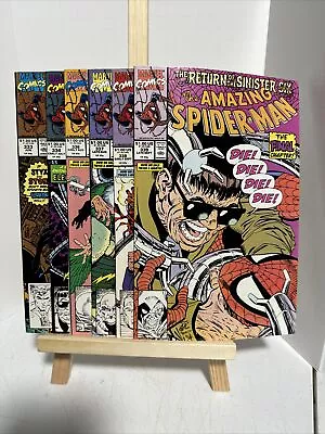 Buy Lot Of 6- The Amazing Spider-Man #333, 334, 336, 337, 338 & 339 Marvel 1990 • 40.21£