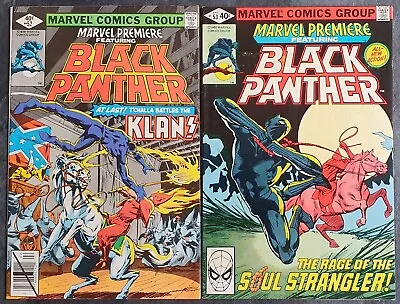 Buy Marvel Premiere Featuring Black Panther (1980) #52 & #53 (klu Klux Klan) - Cents • 15£