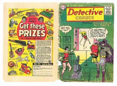 Buy Facsimile Reprint Covers Only To DETECTIVE COMICS #226 - 1955 Golden Age Batman • 20.08£