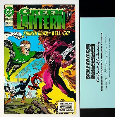 Buy Green Lantern #37 Signed By Martin Nodell W/ COA DC Comics 1990 • 23.83£