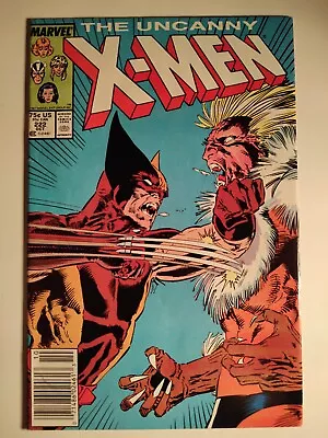 Buy Uncanny X-Men #222 Newsstand FN/6.0, Marvel 1987, Wolverine Vs. Sabretooth 🔑🔥 • 7.90£