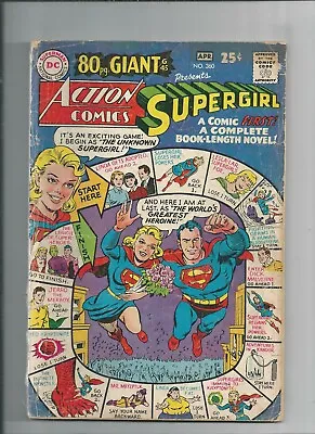 Buy Action Comics #360 Supergirl  80 Page Giant  Good Cond No Back Cover • 8.04£
